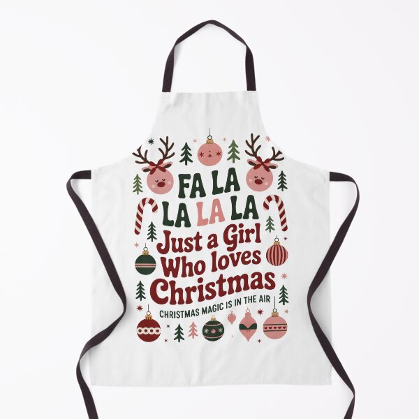 Item preview, Girl Who Loves Christmas designed and sold by SoftStyleStudio ⭐⭐⭐.