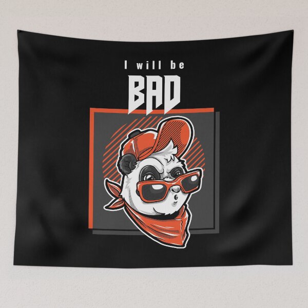 Item preview, Bad Boy Panda | Cool Gangsta Bear in Cap & Shades designed and sold by downUnderInk.