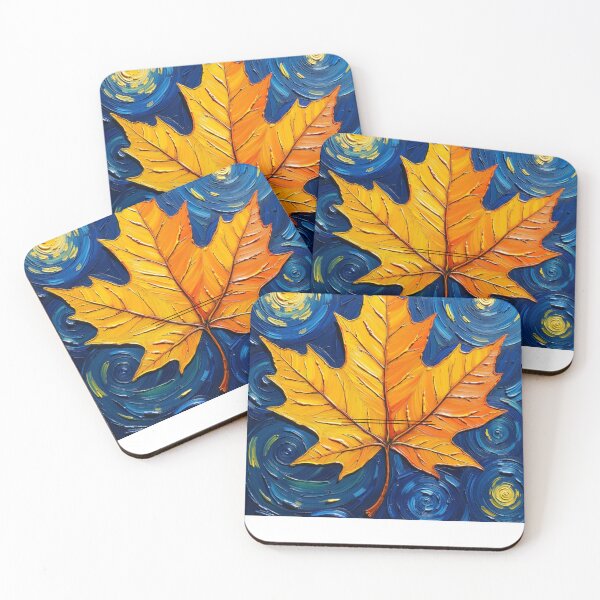 Item preview, Autumn Leaf in Oil Paint Look designed and sold by Christies  Creations.