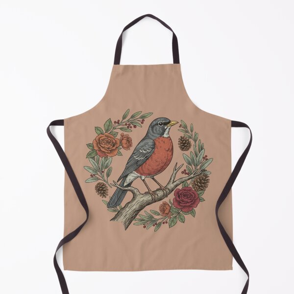 Item preview, American Robin Nature Lovers Flora Enthusiasts designed and sold by BirdsnStuff.