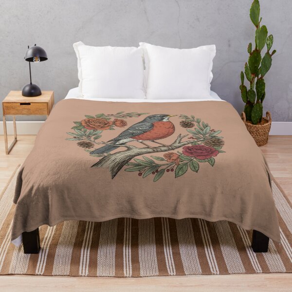 Item preview, American Robin Nature Lovers Flora Enthusiasts designed and sold by BirdsnStuff.