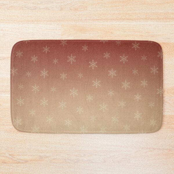 Item preview, Snowflakes on red beige gradient designed and sold by SassyArtistry.