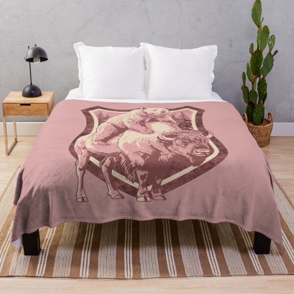 Item preview, A Grizzly Bear riding a North American Bison. designed and sold by robotrobotROBOT.