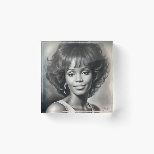 Item preview, Whitney Houston designed and sold by WorldofCharcoal.
