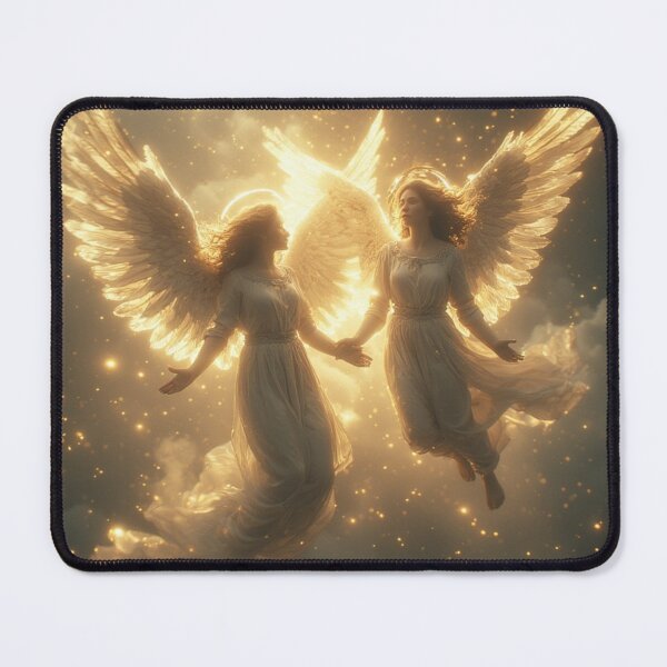 Item preview, Celestial Embrace – Angelic Light & Divine Connection” designed and sold by NaomiRut.