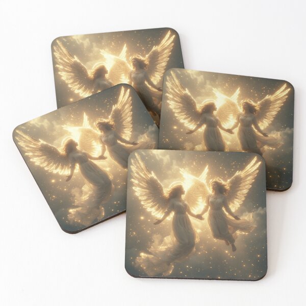 Item preview, Celestial Embrace – Angelic Light & Divine Connection” designed and sold by NaomiRut.