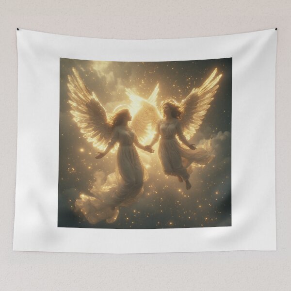 Item preview, Celestial Embrace – Angelic Light & Divine Connection” designed and sold by NaomiRut.
