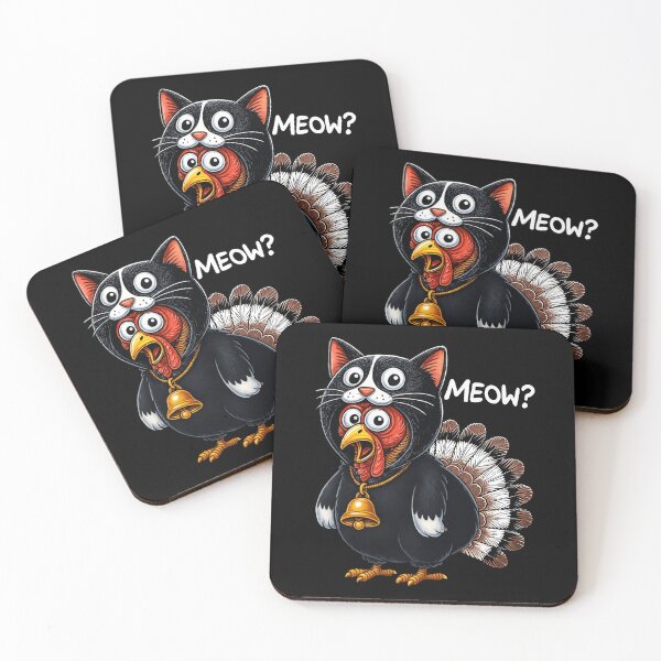 Item preview, Turkey Meow Cat costume Funny Cat lovers Thanksgiving designed and sold by AdelinaPi.