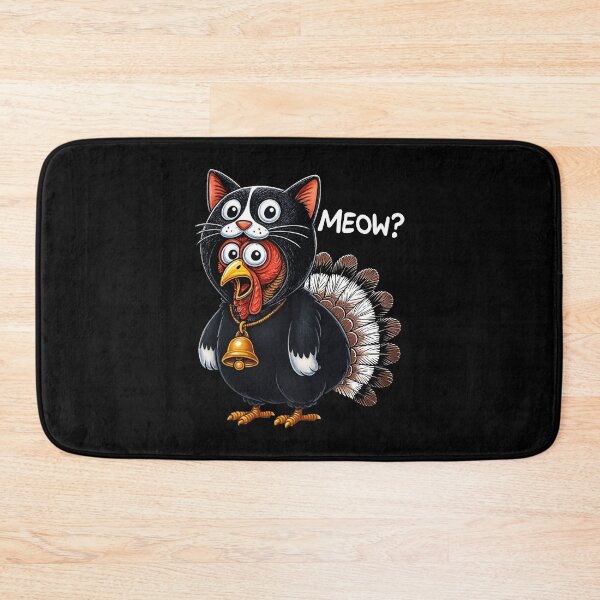 Item preview, Turkey Meow Cat costume Funny Cat lovers Thanksgiving designed and sold by AdelinaPi.