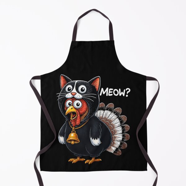 Item preview, Turkey Meow Cat costume Funny Cat lovers Thanksgiving designed and sold by AdelinaPi.