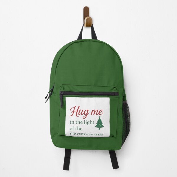 Item preview, Hug Me in the Light of the Christmas Tree (Green & Red Holiday Edition) designed and sold by Novel Works Studio.