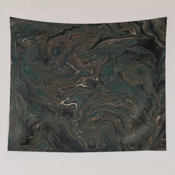 Item preview, Abstract Dark Vibrant Hell – Intense Fiery Abstract Art designed and sold by Phoenix Art Studio.