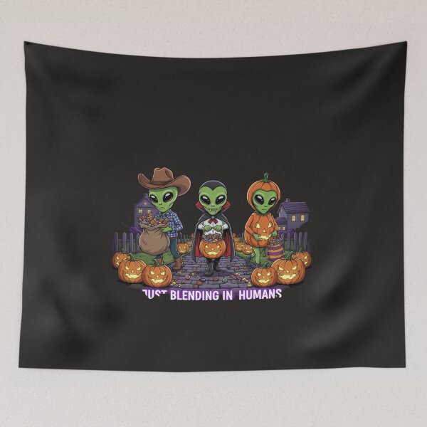 Item preview, halloween Funny Alien Halloween Costume Shirt – “Just Blending In Humans” designed and sold by COWELLM.