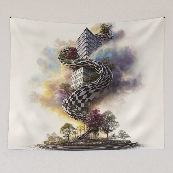 Item preview, Spiral of Bloom and Sky designed and sold by bloorose.