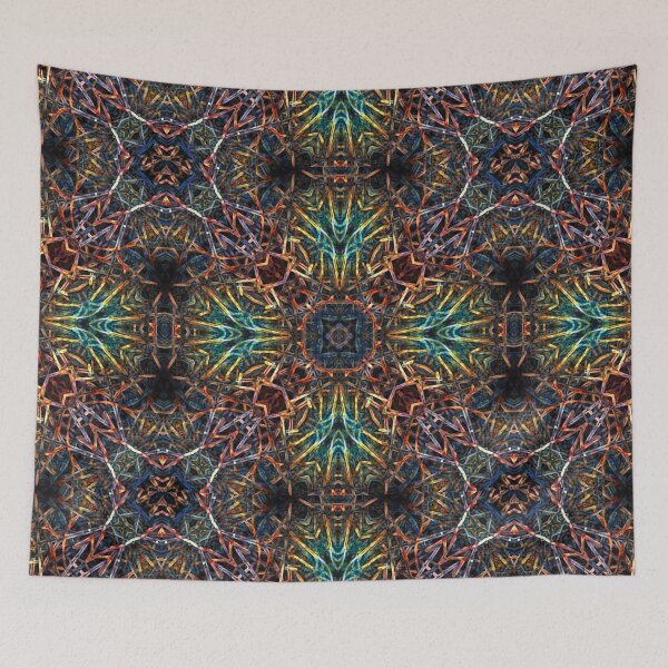 Item preview, Tapestry LaLuz, Sacred Lights of Leaf & Vine designed and sold by WildlyAiyana.
