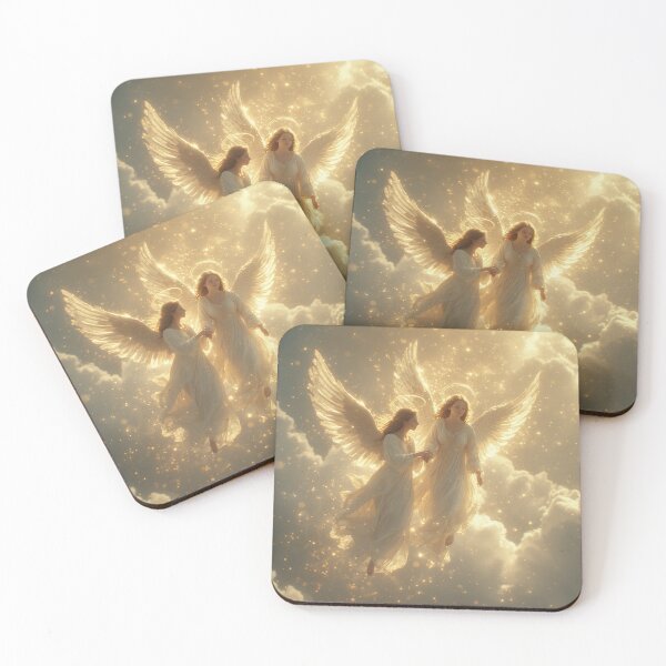 Item preview, Golden Grace – Angelic Companions in Light” designed and sold by NaomiRut.