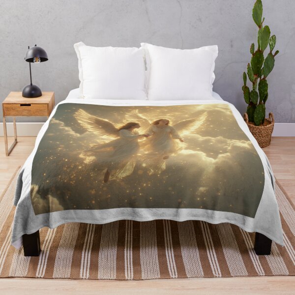 Item preview, Golden Grace – Angelic Companions in Light” designed and sold by NaomiRut.