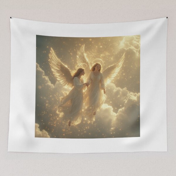 Item preview, Golden Grace – Angelic Companions in Light” designed and sold by NaomiRut.