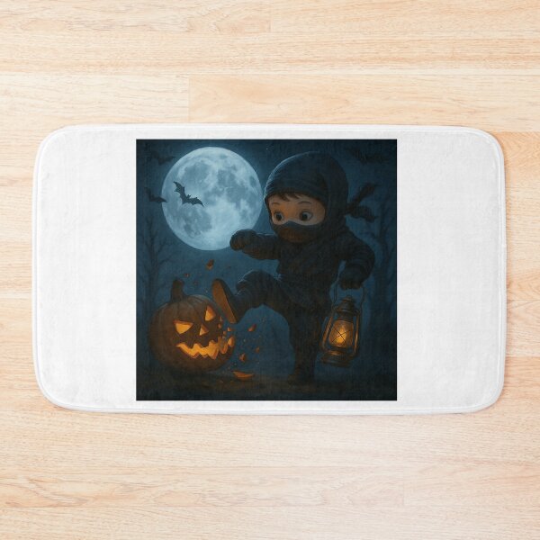 Item preview, Ninja kid kicks pumpkin designed and sold by KevinGarden.