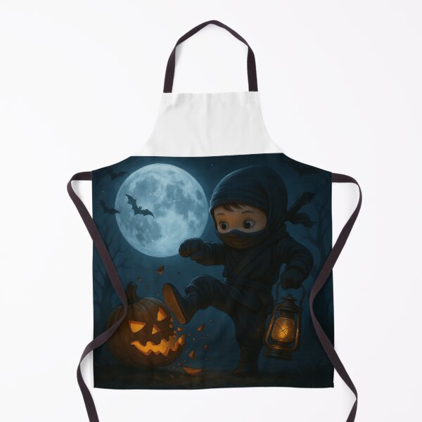 Item preview, Ninja kid kicks pumpkin designed and sold by KevinGarden.