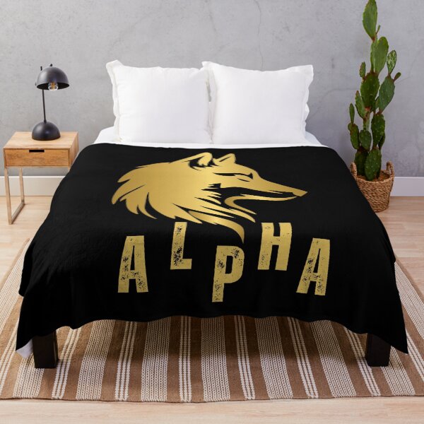 Item preview, Golden Alpha Wolf – Power, Leadership & Confidence Design designed and sold by Karim-Karem.