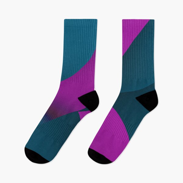 Item preview, Teal and magenta abstract layered curves designed and sold by SassyArtistry.