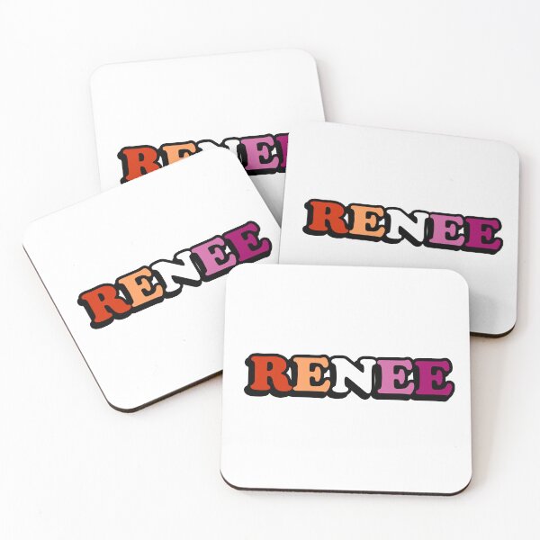 Item preview, RENEE lesbian flag designed and sold by wordswithfonts.
