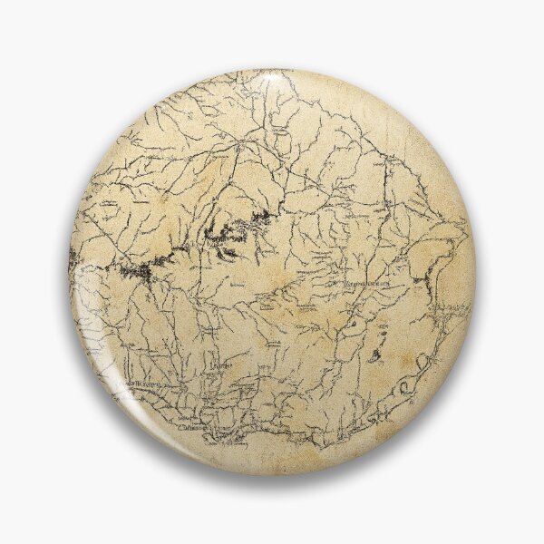Item preview, Vintage Map of Uruguay – Antique Style Cartography designed and sold by CapyToon.