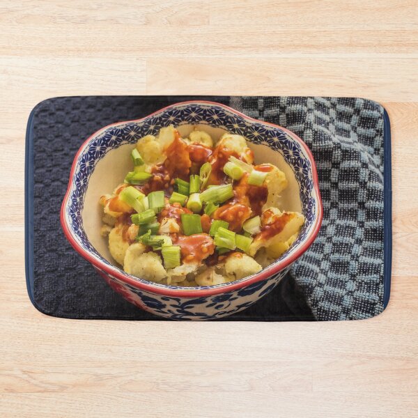 Item preview, Sweet and Sour Cauliflower served over Jasmine Rice, topped with Green Onions designed and sold by LINDA MCKUSICK.