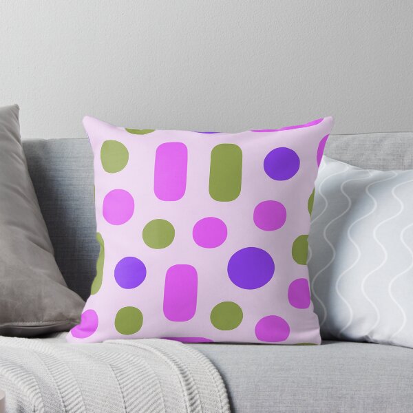 Item preview, Pink, olive green, and purple capsule dot pattern designed and sold by SassyArtistry.