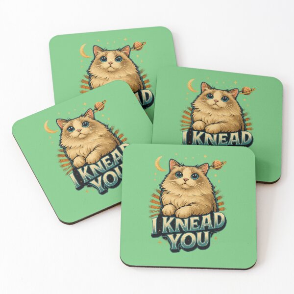 Item preview, Whimsical Fluffy Cat Kneading – Celestial Pun Design for Cat Lovers designed and sold by kakaworld.