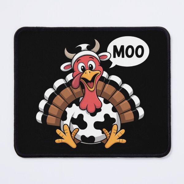 Item preview, Turkey Moo Funny Thanksgiving designed and sold by Dabbing Turtle Designs.