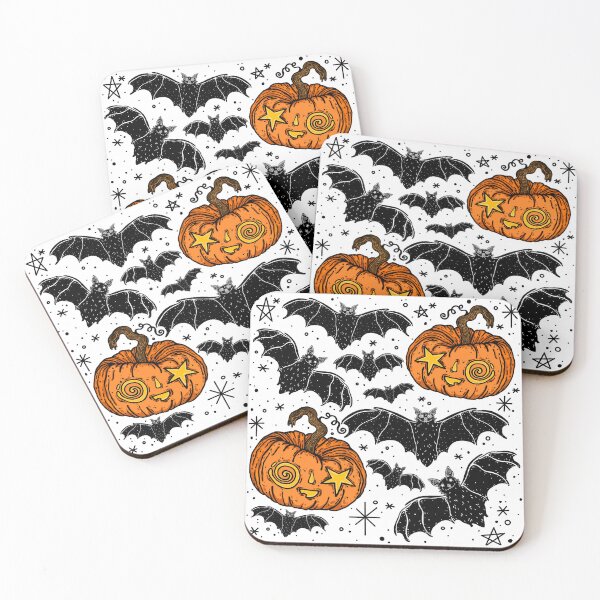 Item preview, Jack O’ Lanterns & Bats designed and sold by Higher Light.