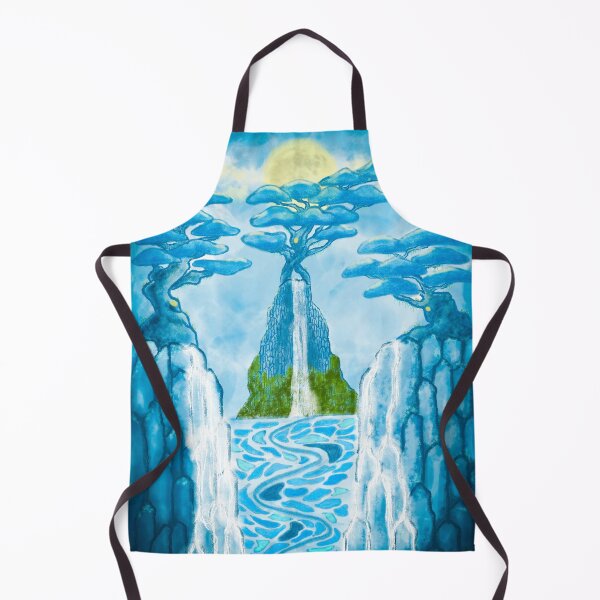 Item preview, Village of Waterfalls and Pines designed and sold by greenPQBstudio.