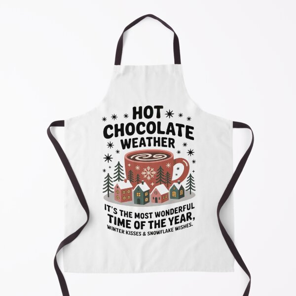 Item preview, Hot Chocolate Weather – Bold Black Text designed and sold by SoftStyleStudio ⭐⭐⭐.
