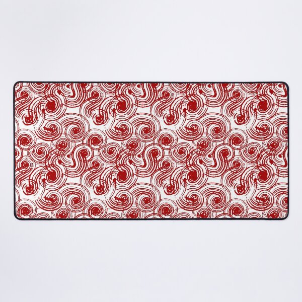 Item preview, Red and White Rolling Waves - Swirls - Spirals designed and sold by LAEC-Shop.