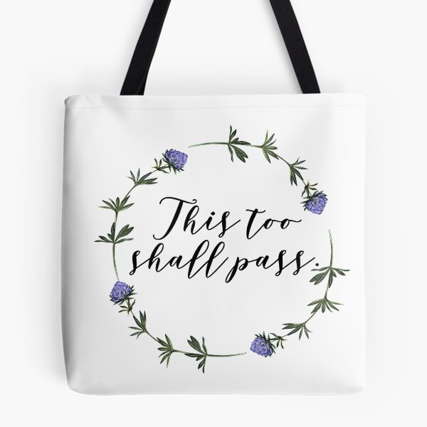 Item preview, this too shall pass designed and sold by PositivelyBella.