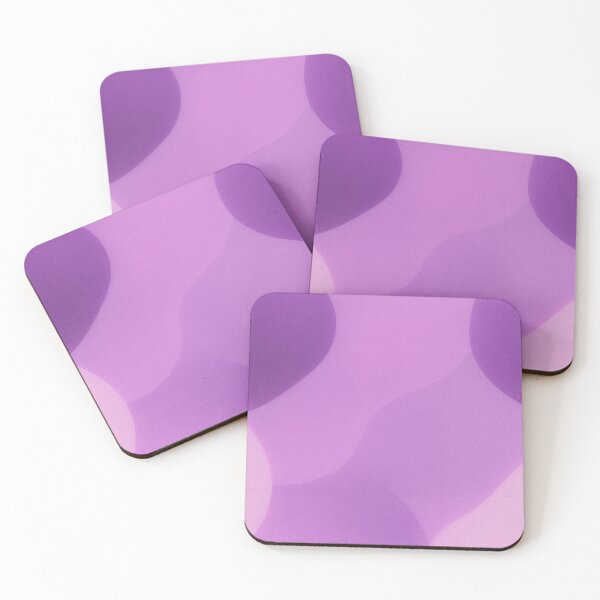 Item preview, Purple and pink curved blob pattern designed and sold by SassyArtistry.