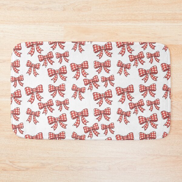 Item preview, Cartoon Gingham Bows designed and sold by The Painted Topaz.