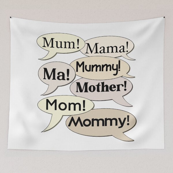 Item preview, Mum, mama, mummy, ma, mother, mom, mommy! designed and sold by DaveDanchuk.