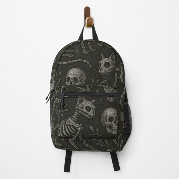 Item preview, Here Kitty Kitty – Gothic Skeleton Cat All-Over Print designed and sold by getpressedshirt.