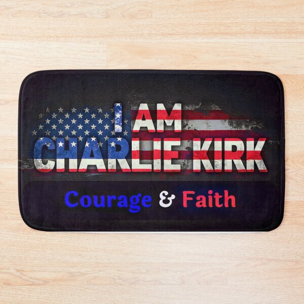 Item preview, I AM CHARLIE KIRK: Courage & Faith (Bold Design) designed and sold by PatriotPrint.