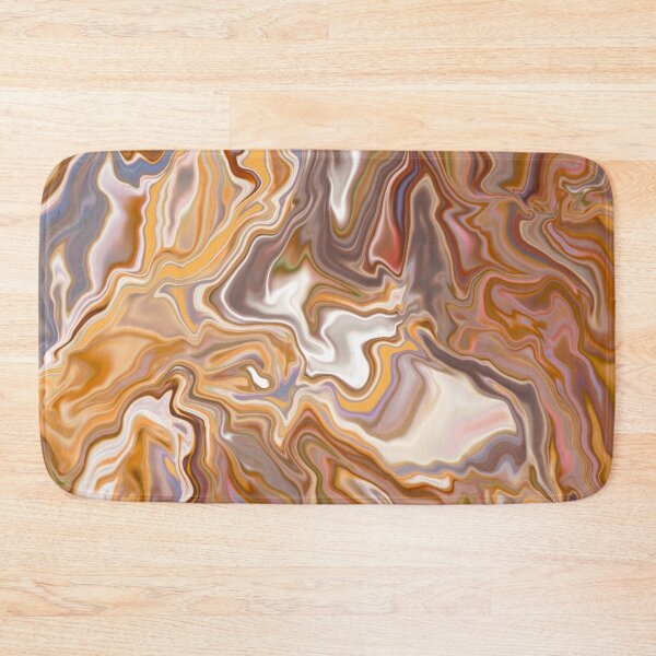 Item preview, Liquid Brown Dream: Abstract Flow by Simurg designed and sold by Phoenix Art Studio.