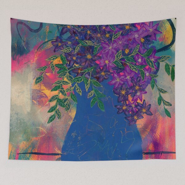 Item preview, Beautiful Background Behind Blue Vase designed and sold by Traci Owings Design.