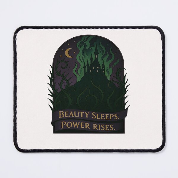 Item preview, Sleeping Beauty Inspired “Beauty Sleeps Power Rises” Shirt | Dark Castle Aesthetic | Villaincore Disneybound Tee designed and sold by Zippitydodads.