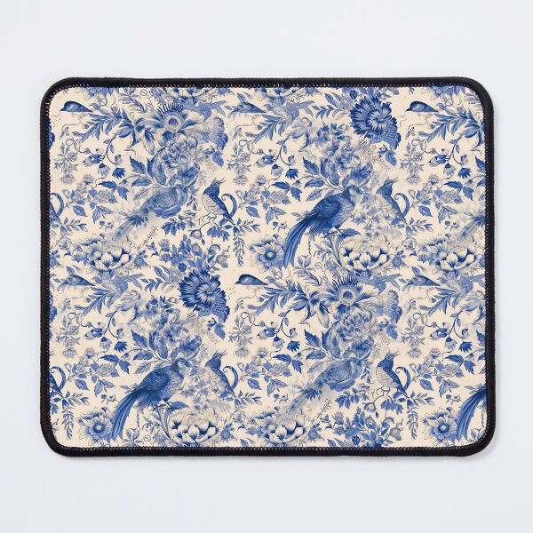 Item preview, Vintage French Blue Toile De Jouy designed and sold by GraphicAllusion.