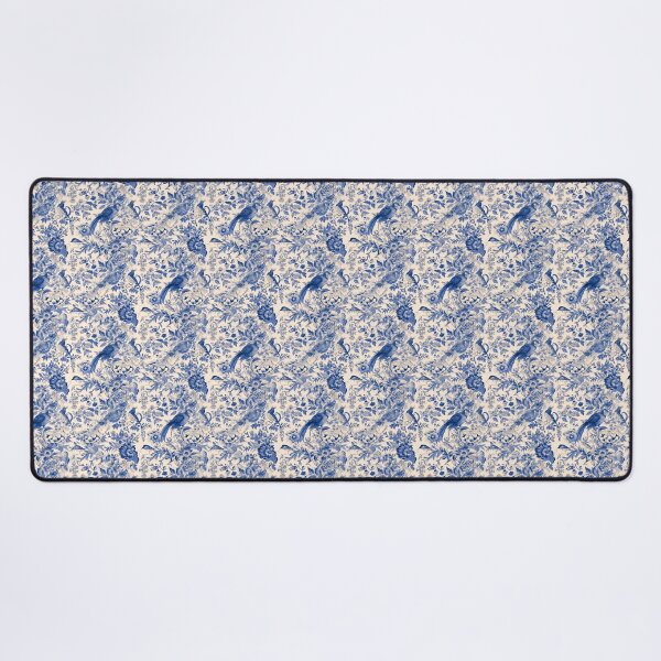 Item preview, Vintage French Blue Toile De Jouy designed and sold by GraphicAllusion.