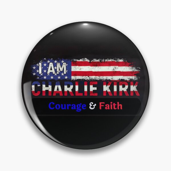 Item preview, I AM CHARLIE KIRK: Courage & Faith designed and sold by PatriotPrint.