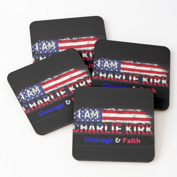 Item preview, I AM CHARLIE KIRK: Courage & Faith designed and sold by PatriotPrint.
