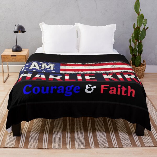 Item preview, I AM CHARLIE KIRK: Courage & Faith designed and sold by PatriotPrint.